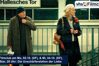 vhs-Filmclub am Mo, 02.10. (DF), & Mi, 04.10. (DF): Die Unschärferelation der Liebe